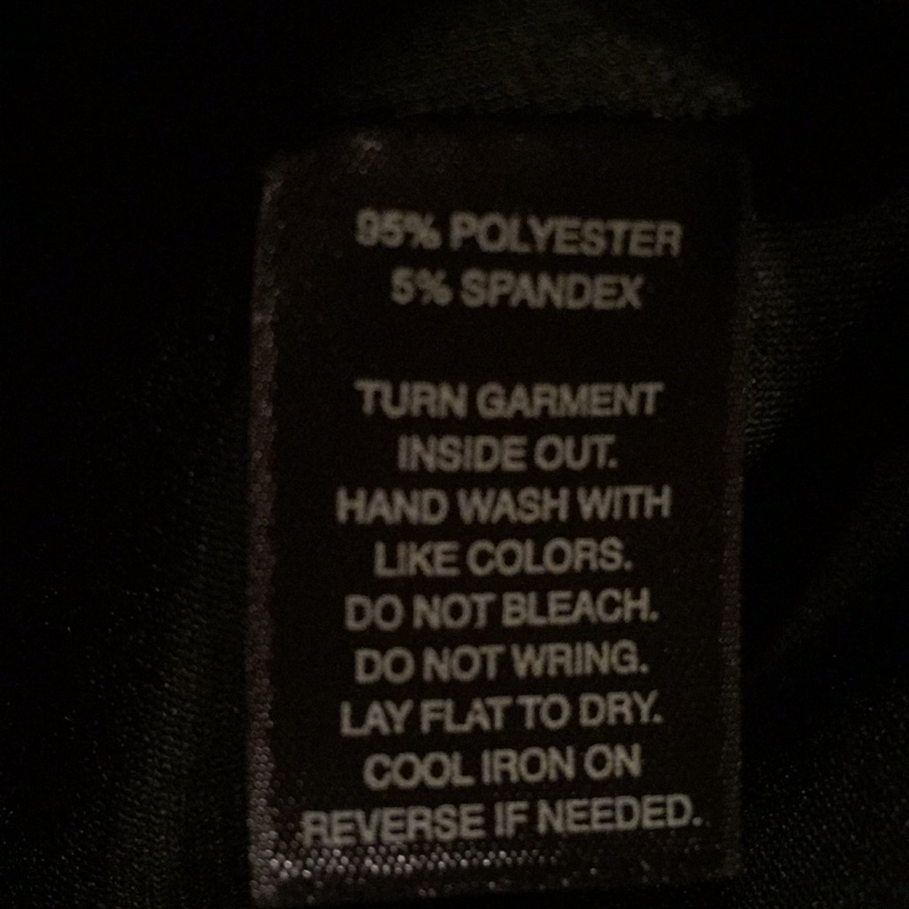 black shirt with silver rhinestones - Picture 5 of 5